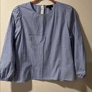 J. Crew striped blouse